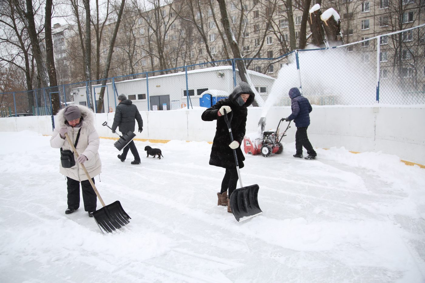 уборка снега москва