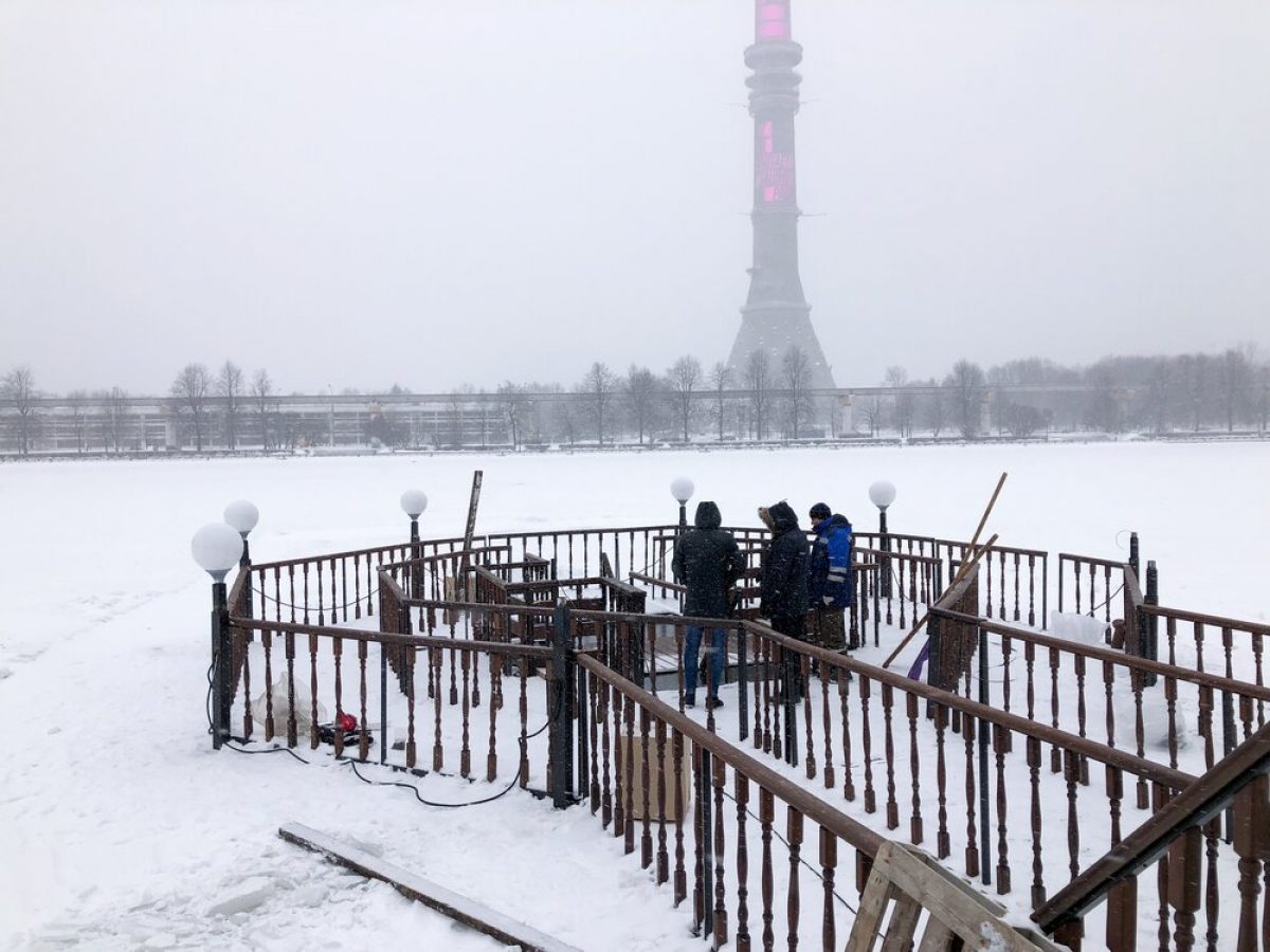 Для крещенских купаний в СВАО оборудуют купель на Дворцовом пруду |  Звездный Бульвар