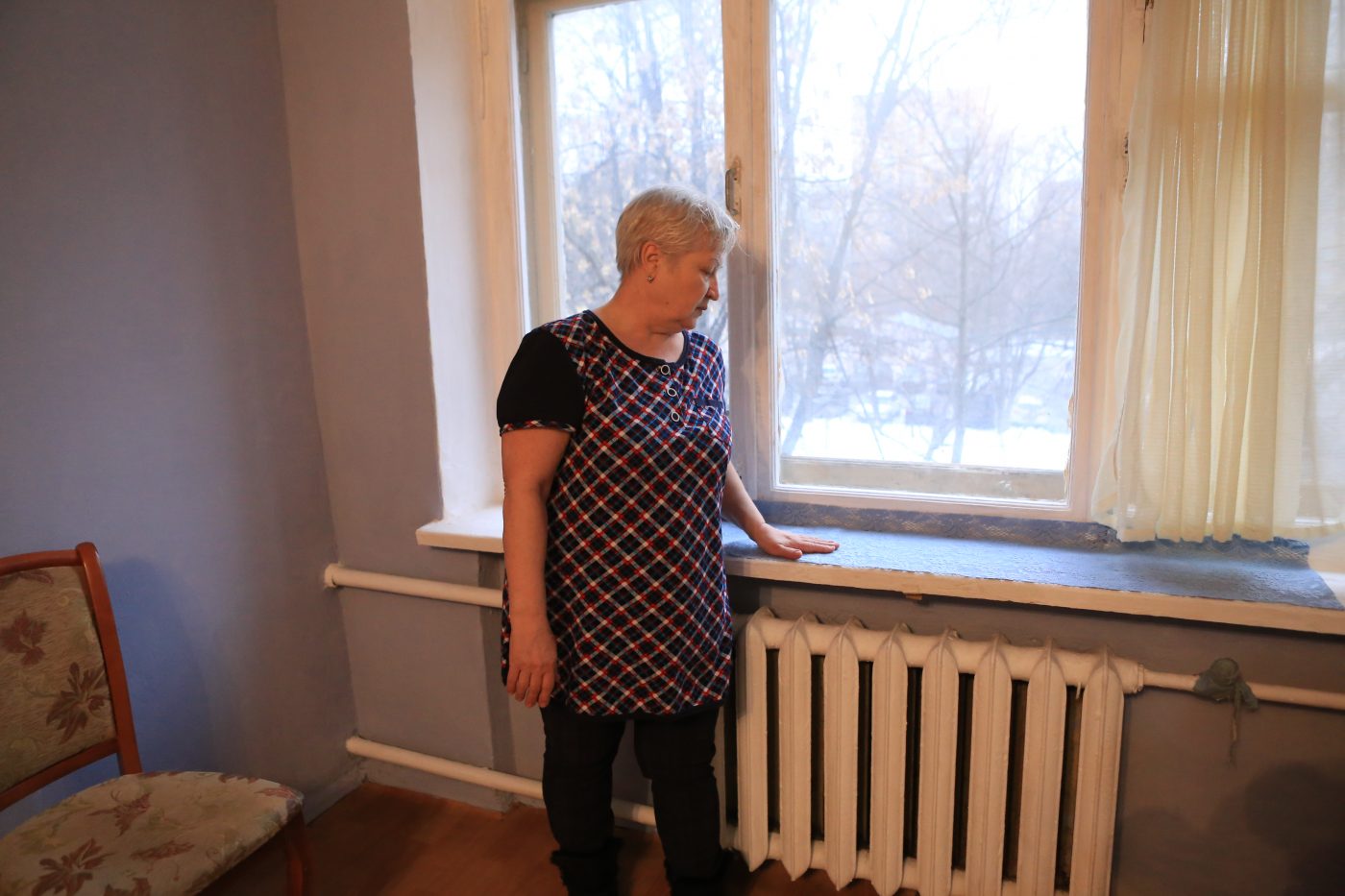 Новое стекло жительнице Бабушкинского района установили бесплатно