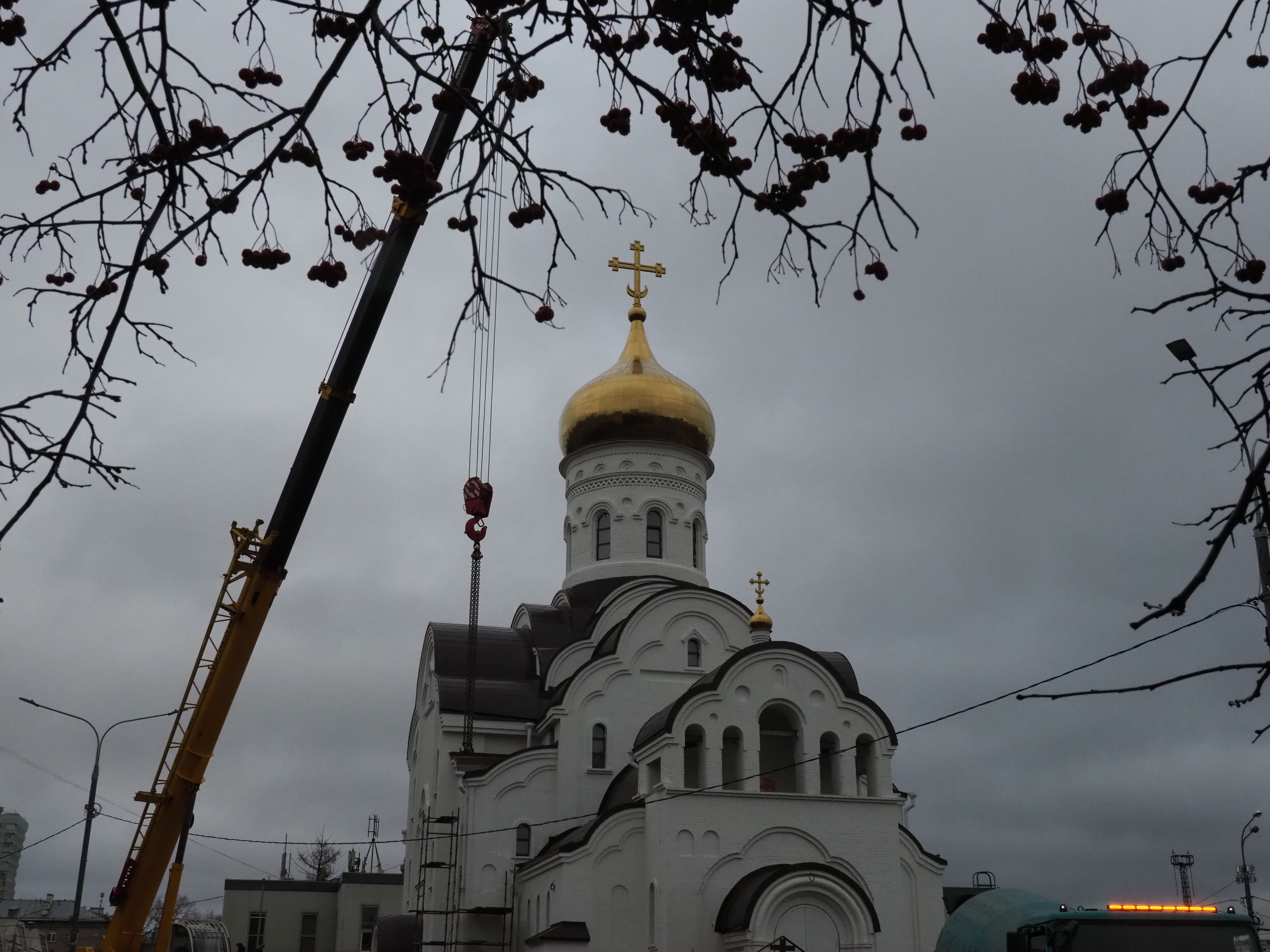 Префектура СВАО - Новый храм в Лосиноостровском готовят к сдаче в  эксплуатацию