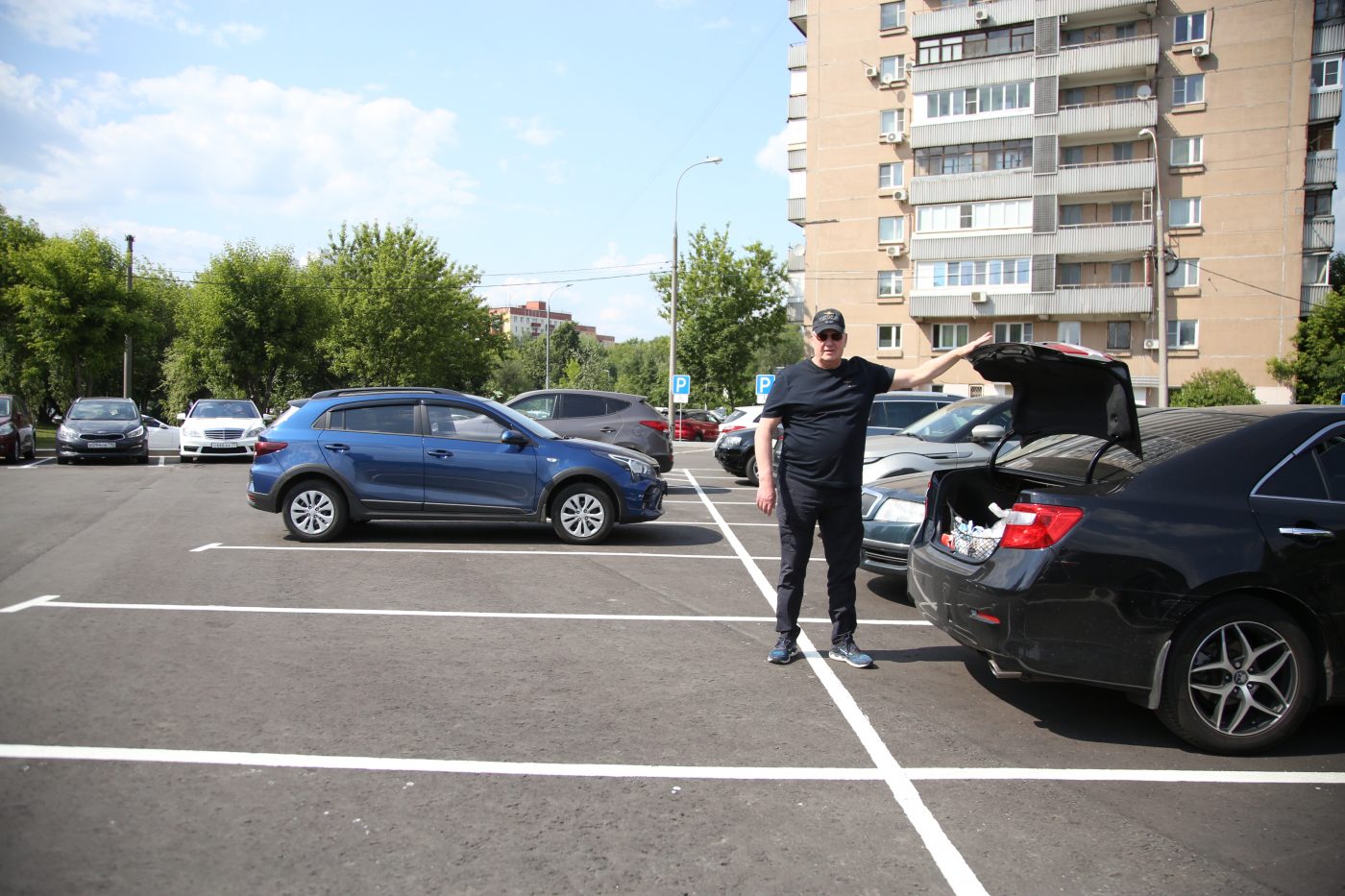 В Бабушкинском сделали новую бесплатную парковку