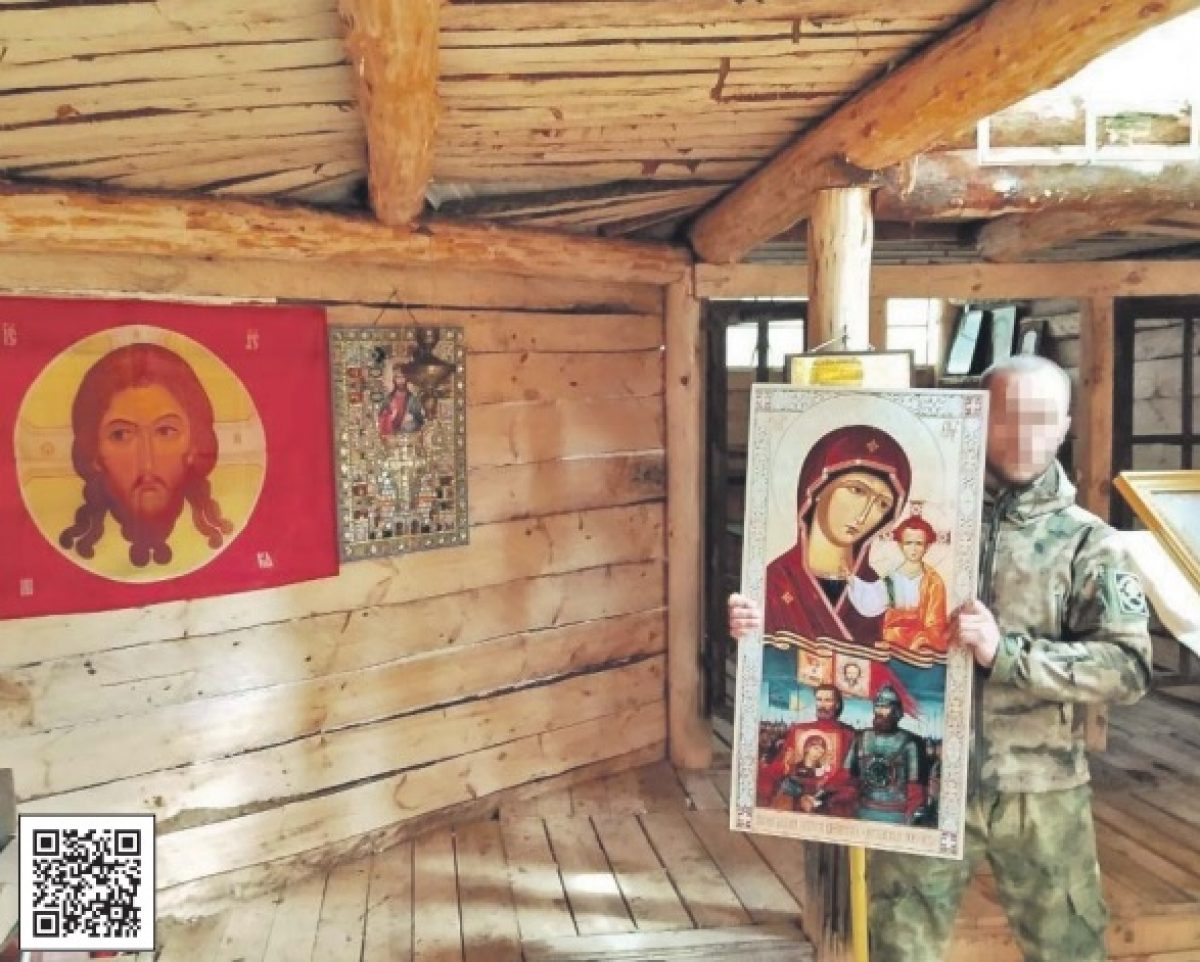 Разведчик из СВАО помог возвести блиндажный храм на передовой | Звездный  Бульвар