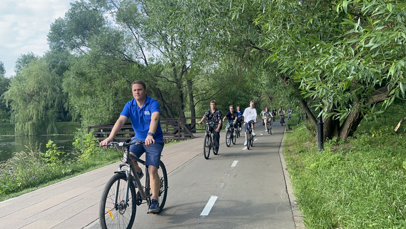 Велопробег в парке «Яуза» поможет разработать маршруты для велокаркаса СВАО