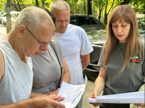Лариса Картавцева рассказала о ходе благоустройства детской площадки на улице Плещеева в Бибирево