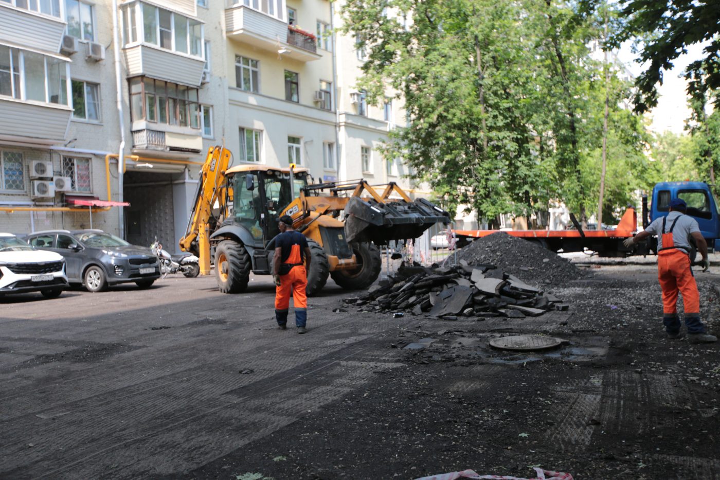 В Алексеевском благоустраивают дворы 18 жилых домов