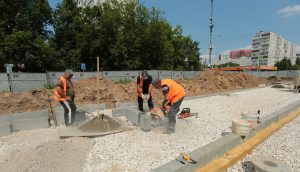 В сквере на улице Молодцова высадят более ста деревьев