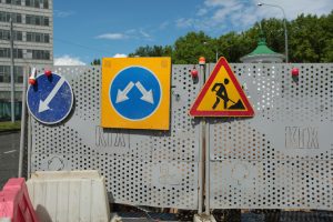 Улица Маломосковская в сторону проспекта Мира частично перекрыта